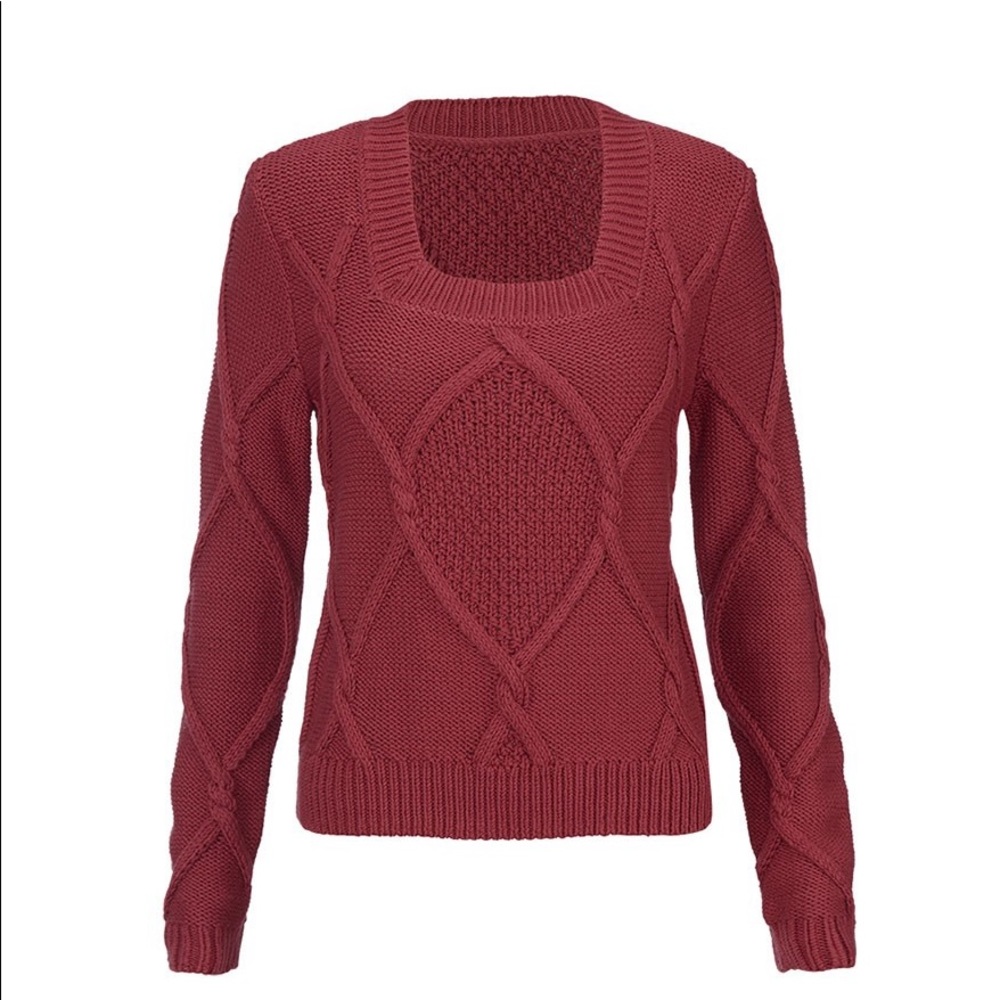 Cabi Square Neck Fall 2020 Pullover